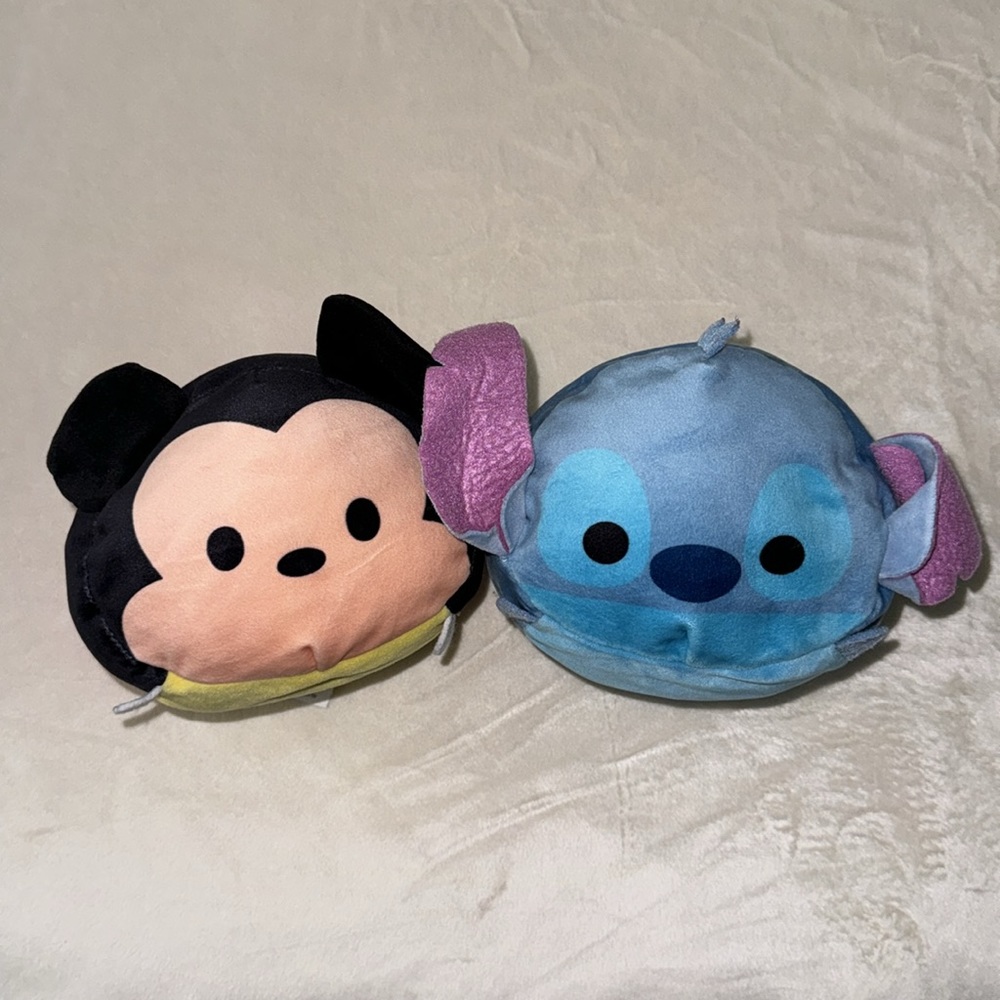 Disney Tsum Tsum - Mickey and Stitch (sold together)